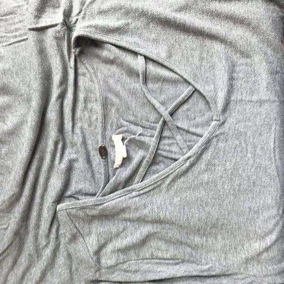 CUPIO grey swing T-shirt dress. Super comfy. Size 1X. - Picture 3 of 3